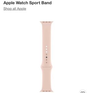 Apple Watch band 40mm pink sand